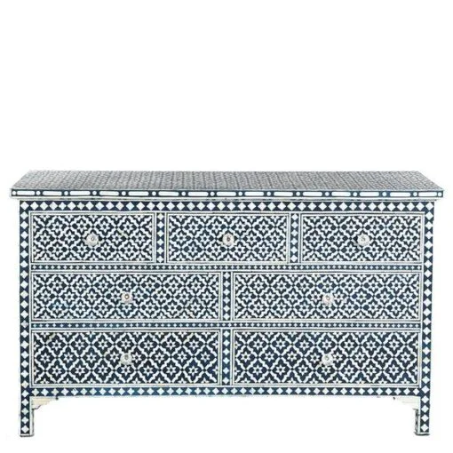 Bone-Inlay-7-Drawer-Dresser-Chest-510x510 Bone Inlay 7 Drawer Dresser / Chest