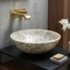 Handmade Mother of Pearl decorative round wash basin