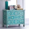 Bone inlay Iberia deigns 4 drawer chest sideboard buffet