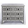 Bone inlay Iberia design 4 drawer chest , dresser , sideboard