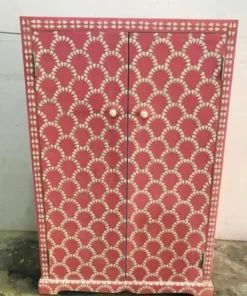 Bone inlay cupboard/ almirah / cabinet