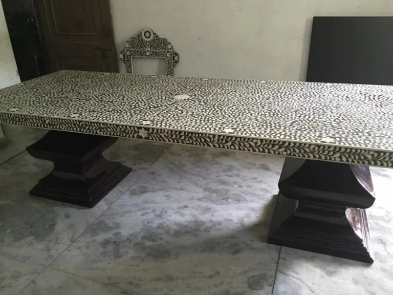 Bone-inlay-dinning-table-Rectangle-2-768x576 Black bone inlay dining table