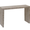 Bone inlay optical Design console grey color bone inlay desk