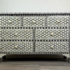 Bone inlay targua design 7 drawer dresser chest sideboard buffet