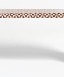 wood inlay Intarsia Inlay console bone desk table