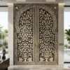 Bone inlay floral double door for luxury villa interiors