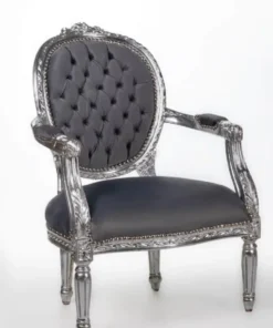 Alternative view of Handmade French Style German Silver Royal Chair