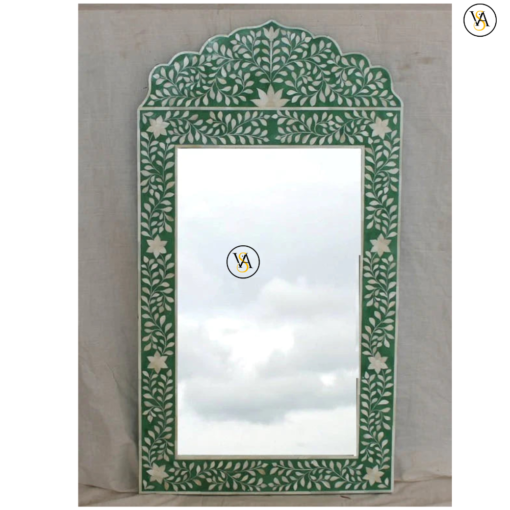 Handmade Camel Bone Inlay Mirror