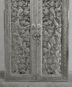 Bespoke German Silver Temple Door handcrafted in India