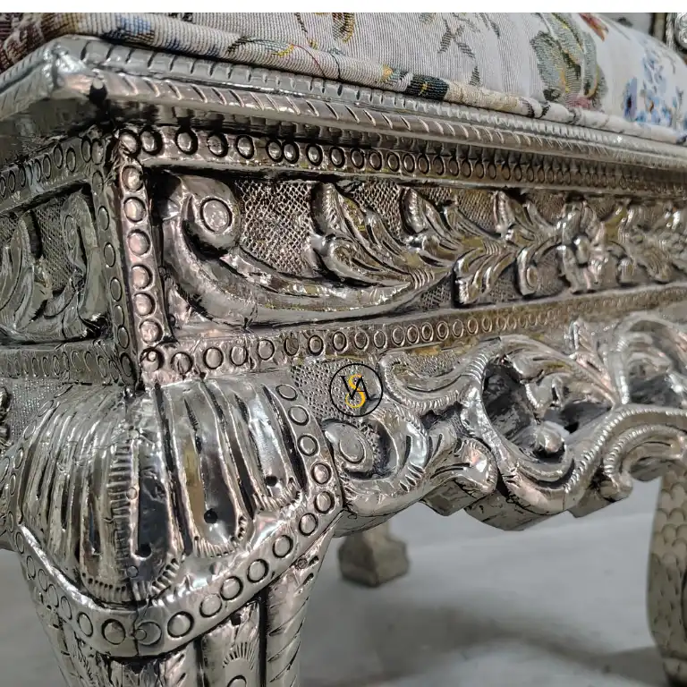 handmade-german-silver-luxury-chair-close-view