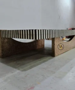 Black Bone Inlay Coffee Table