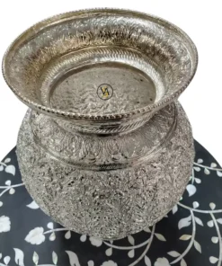 Silver Plated Decorative Pot Open View
