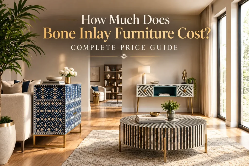 Bone inlay furniture cost and price guide