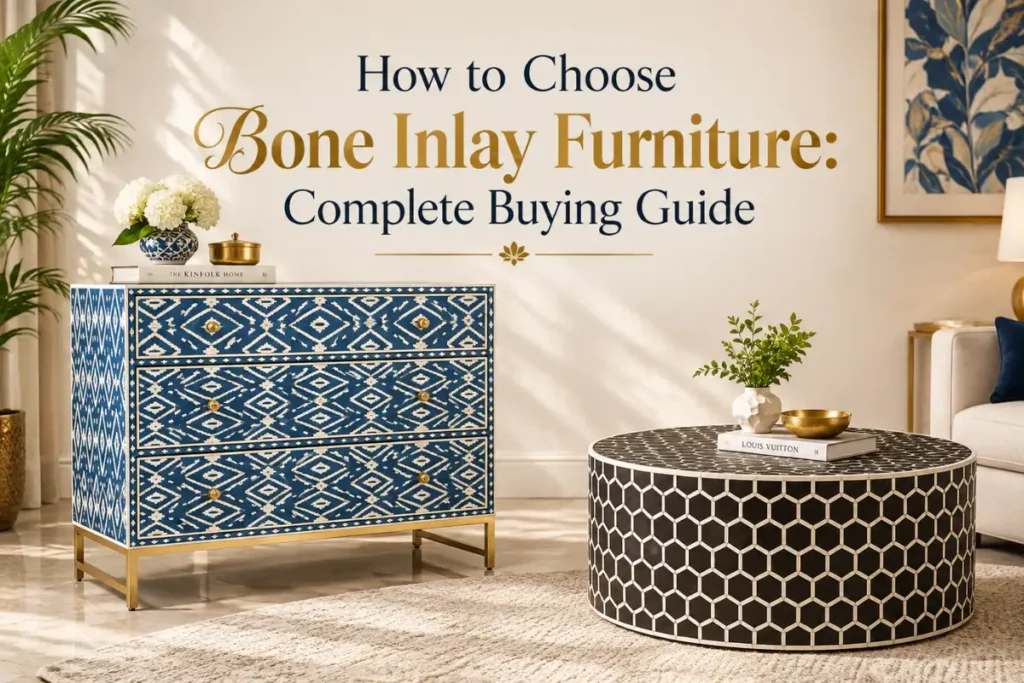 How to choose bone inlay furniture for your home